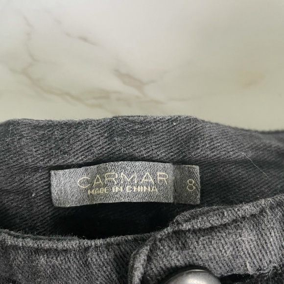 Carmar black ripped shorts - Picture 3 of 4